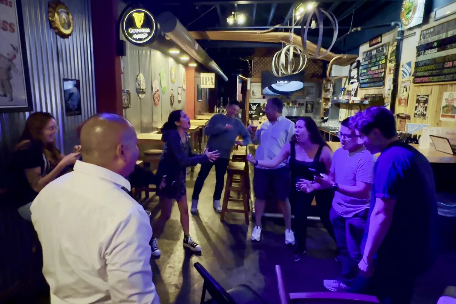 Singing in a Bar in PV