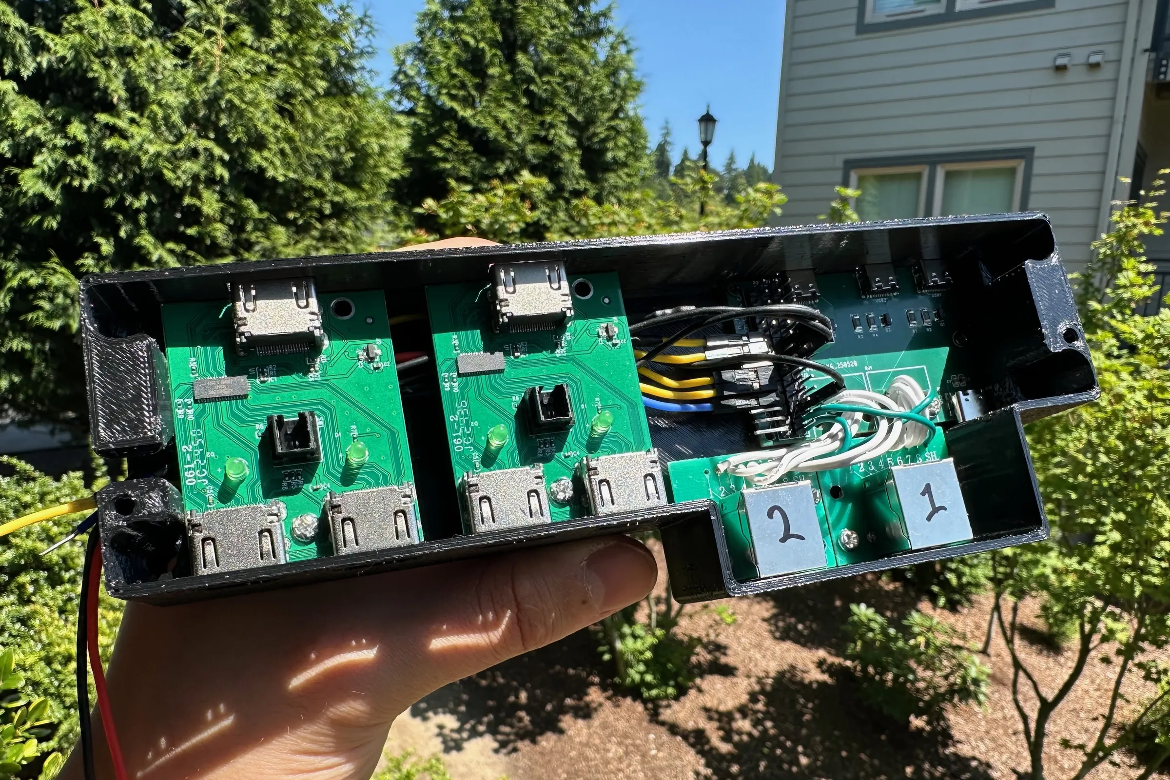 Desk Control Panel Back Module