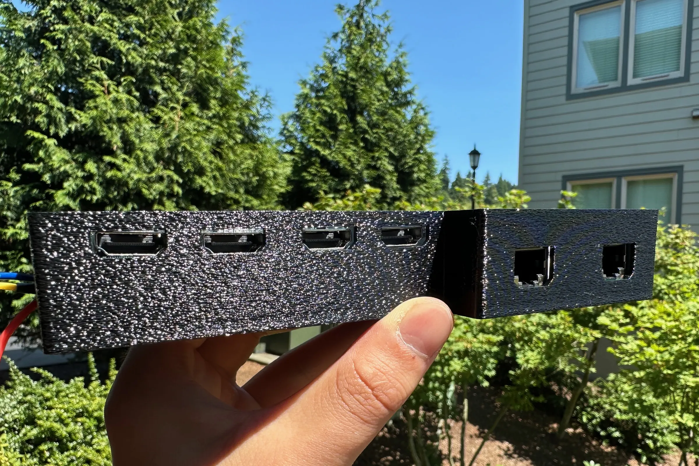 Desk Control Panel Back Module Ports